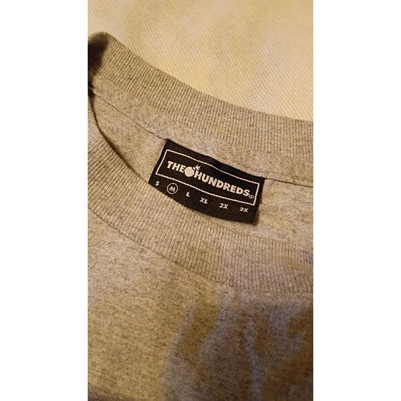 The Hundreds X Grizzly Collaboration Graphic Tee M Gray Mens T-Shirt - Picture 3 of 6